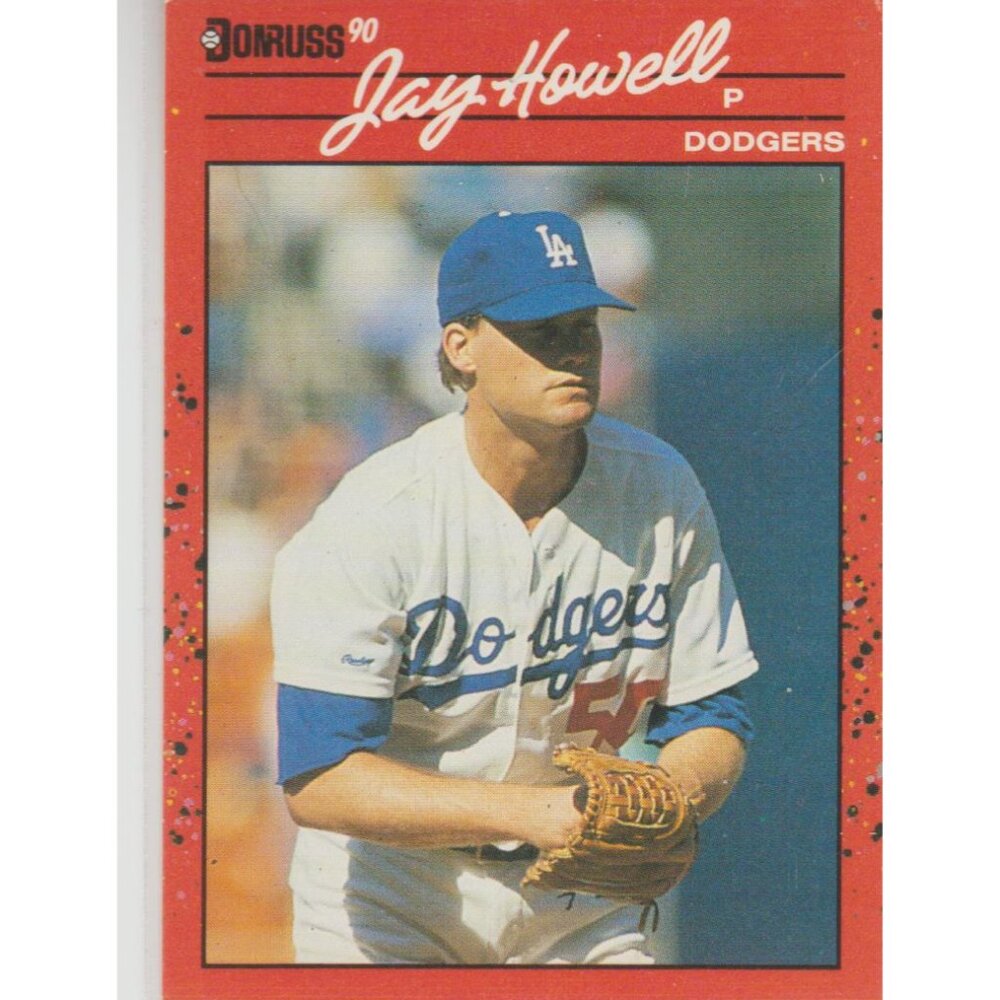 Jay Howell 1990 Donruss Error / No dot after INC.